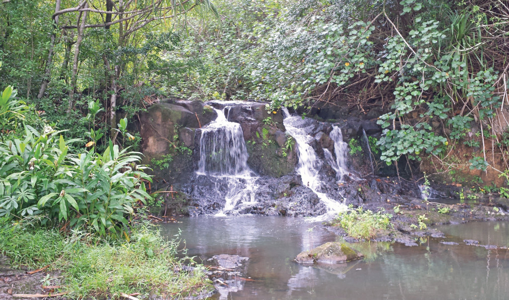 Waterfall at Princeville Ranch
