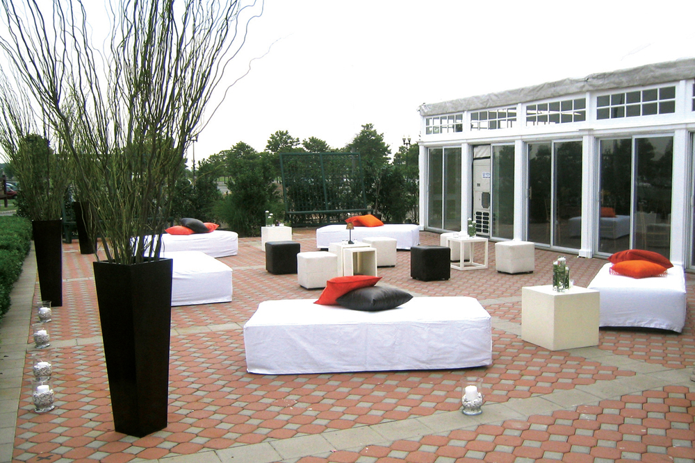 Liberty House, The Bride's Casual Outdoor Lounge Seating