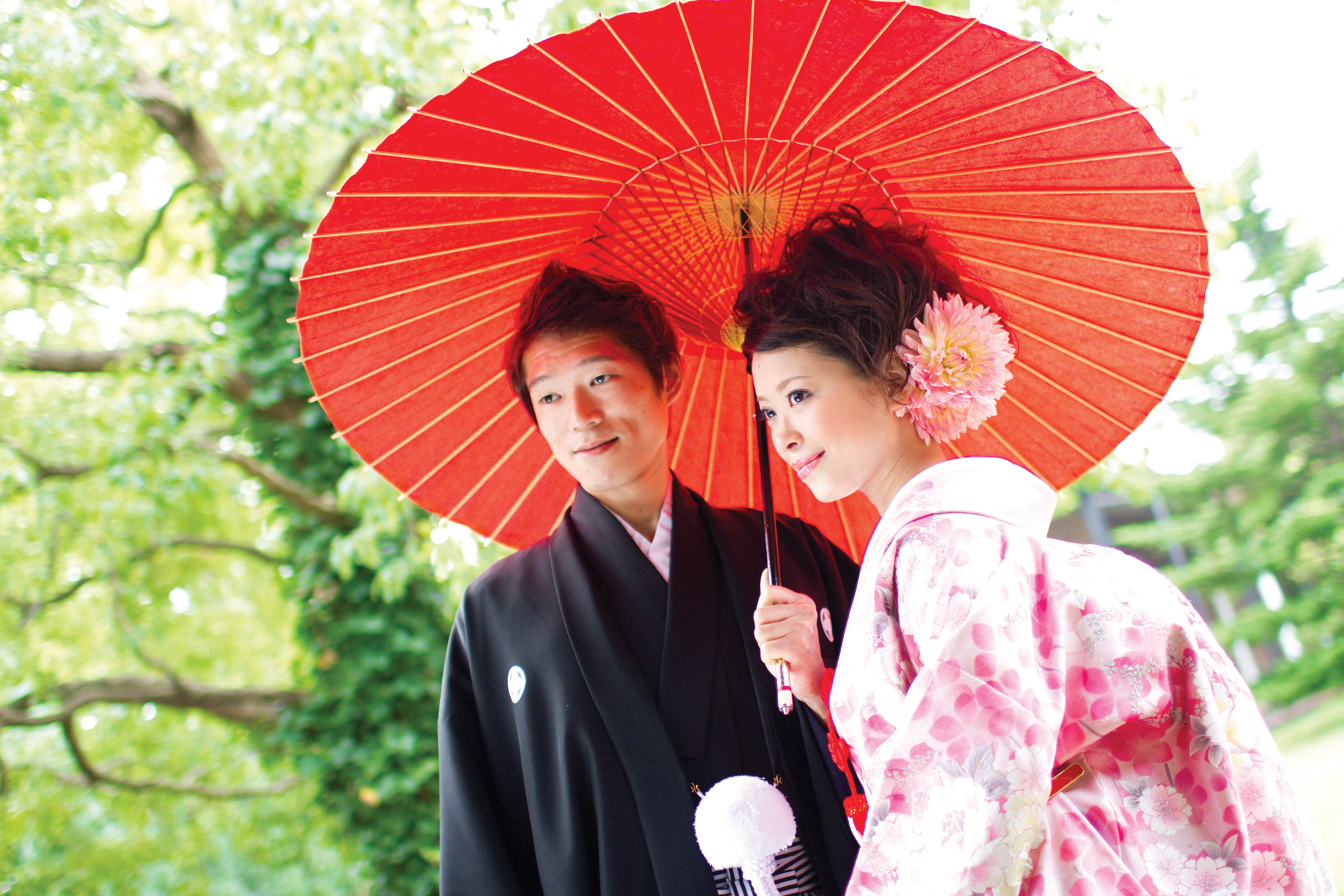 Japanese wedding traditions: Bangasa