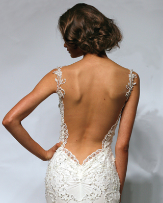 Search for Wedding Gowns with Cut-Out or Open Back Designs in NY, NJ, CT, PA 