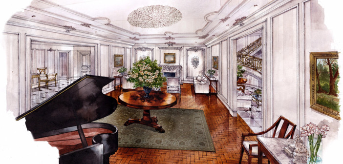 Park Chateau, Living Room