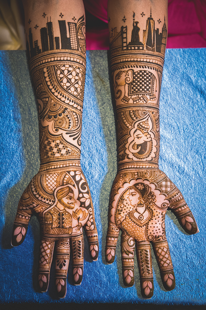 At the Mehendi ceremony, Traditional Henna. (Christopher Brock Photography)